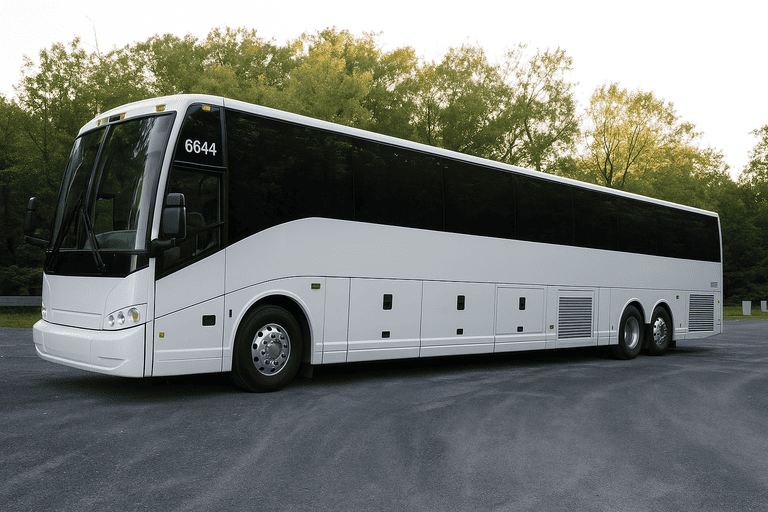 exterior of Missoula Coach Bus Service coach bus