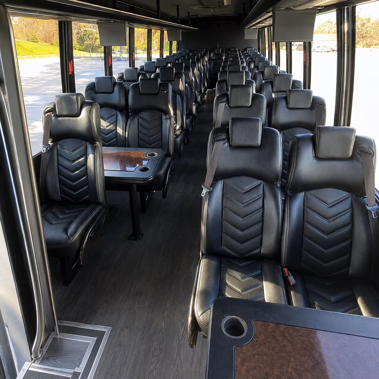 bridal party minibuses for getting ready and pre ceremony runs in missoula