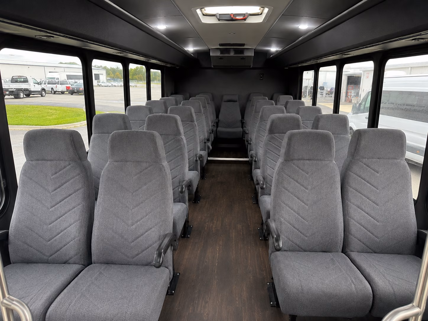 missoula 15 passenger minibus inside