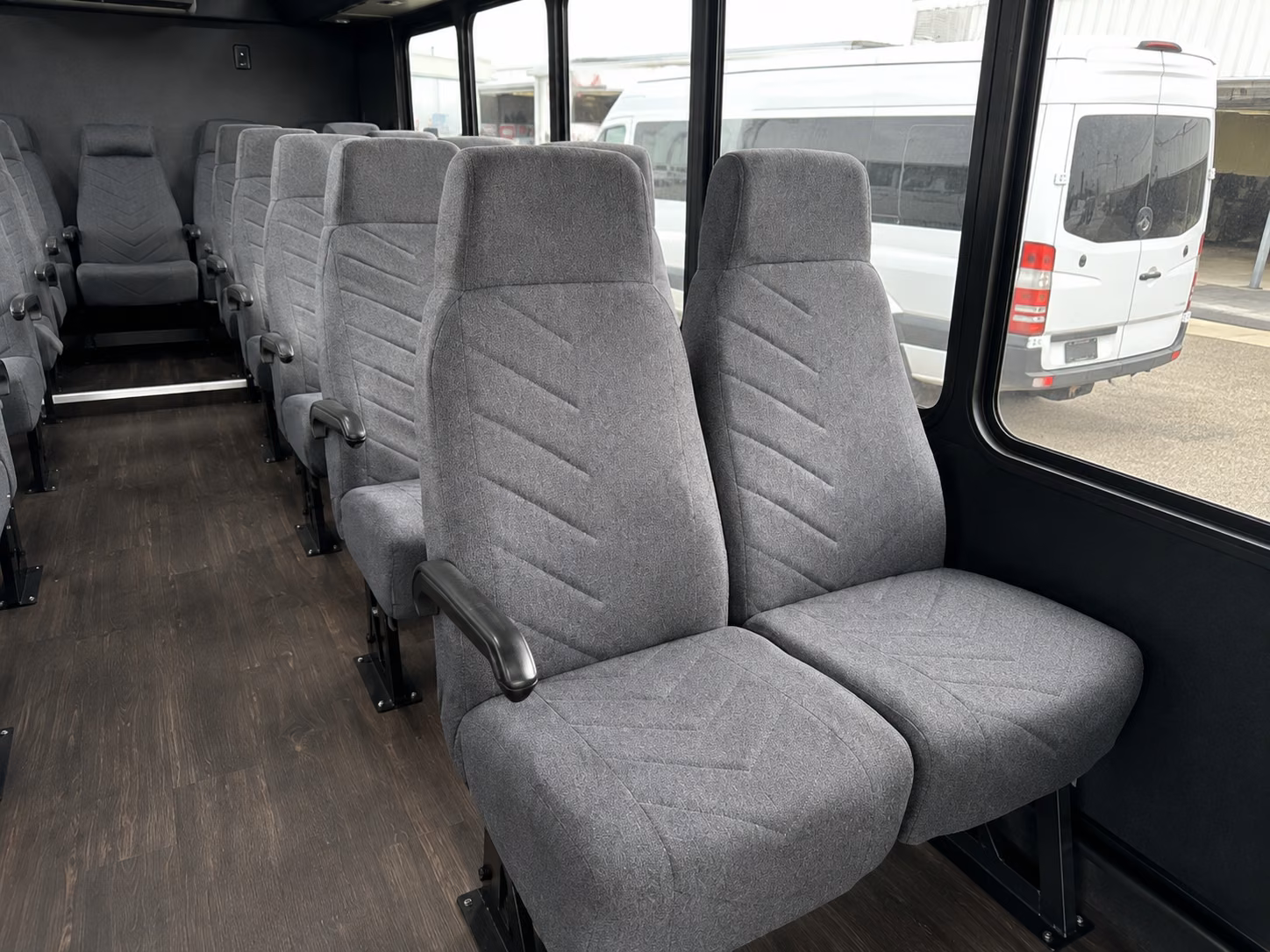 missoula 15 passenger minibus interior
