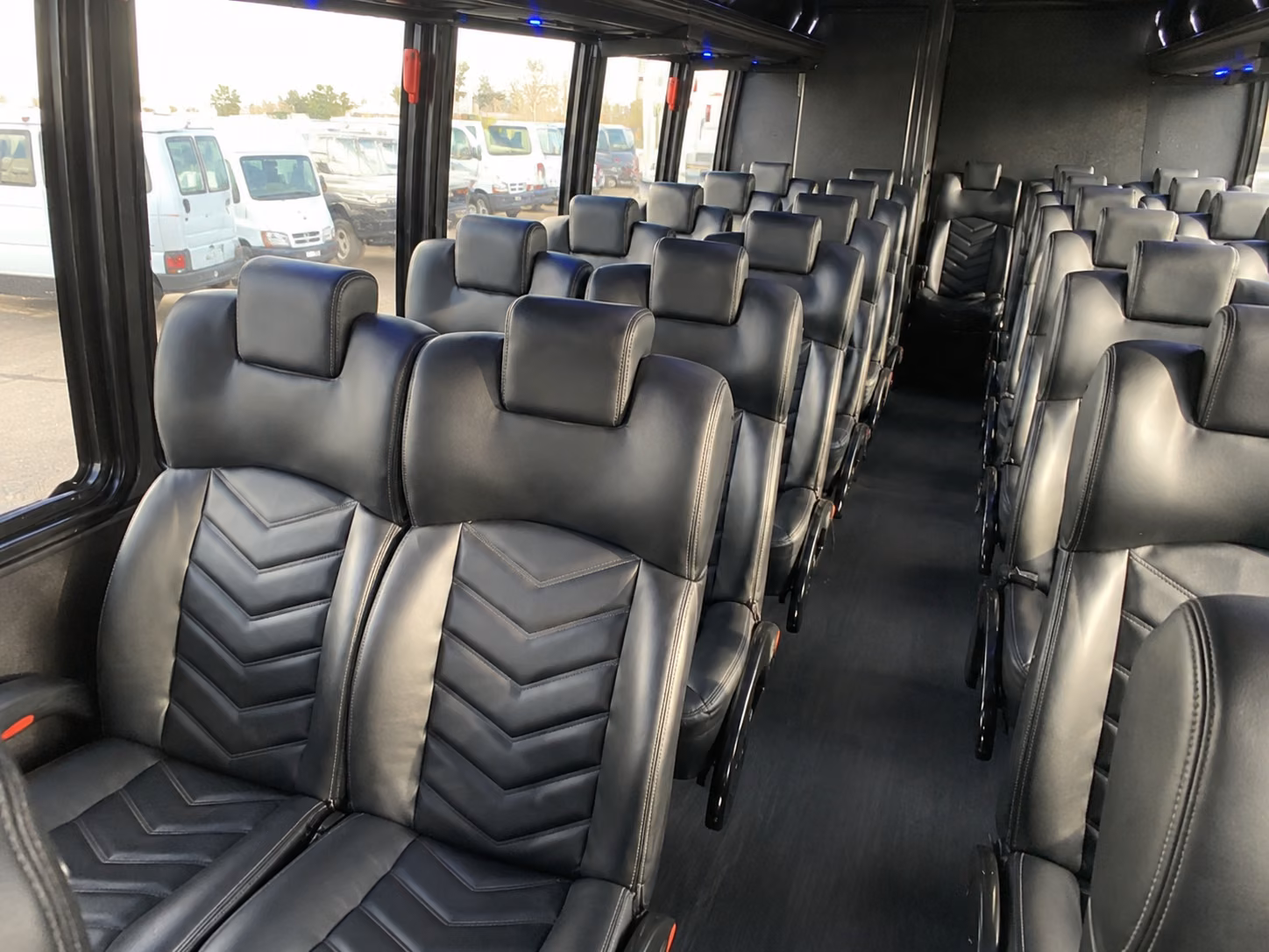 missoula 20 passenger minibus interior