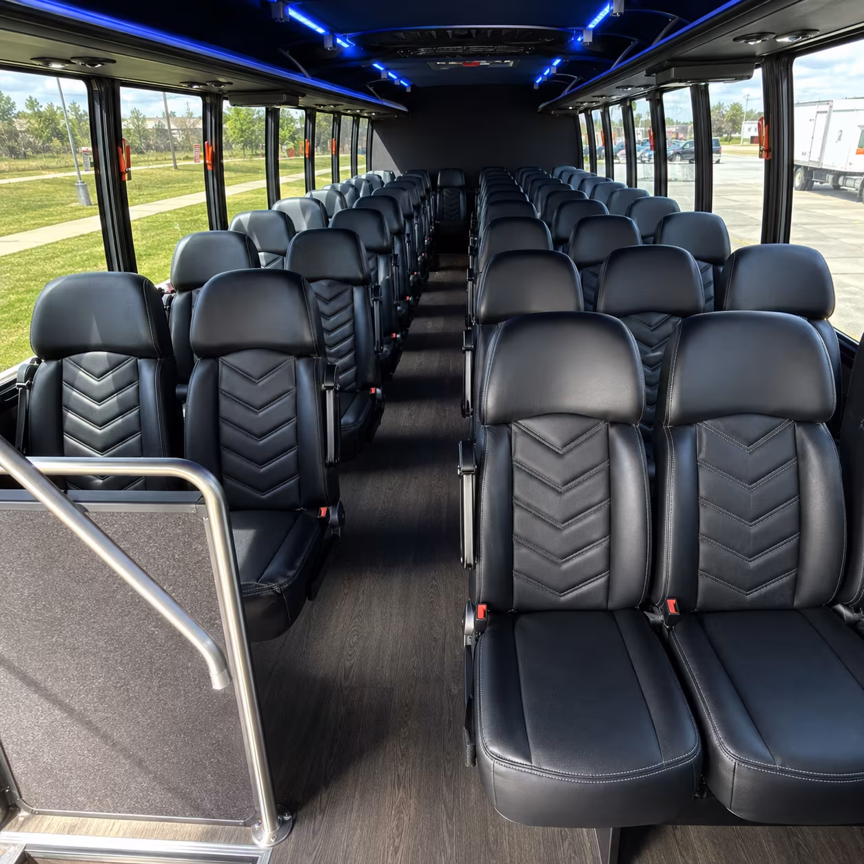 missoula 25 passenger minibus inside