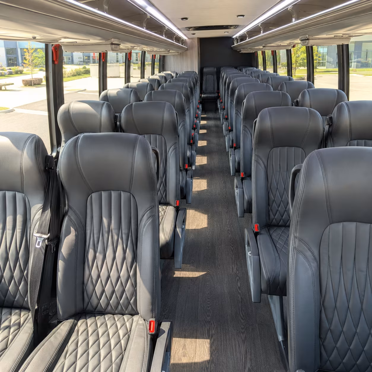 missoula 25 passenger minibus interior