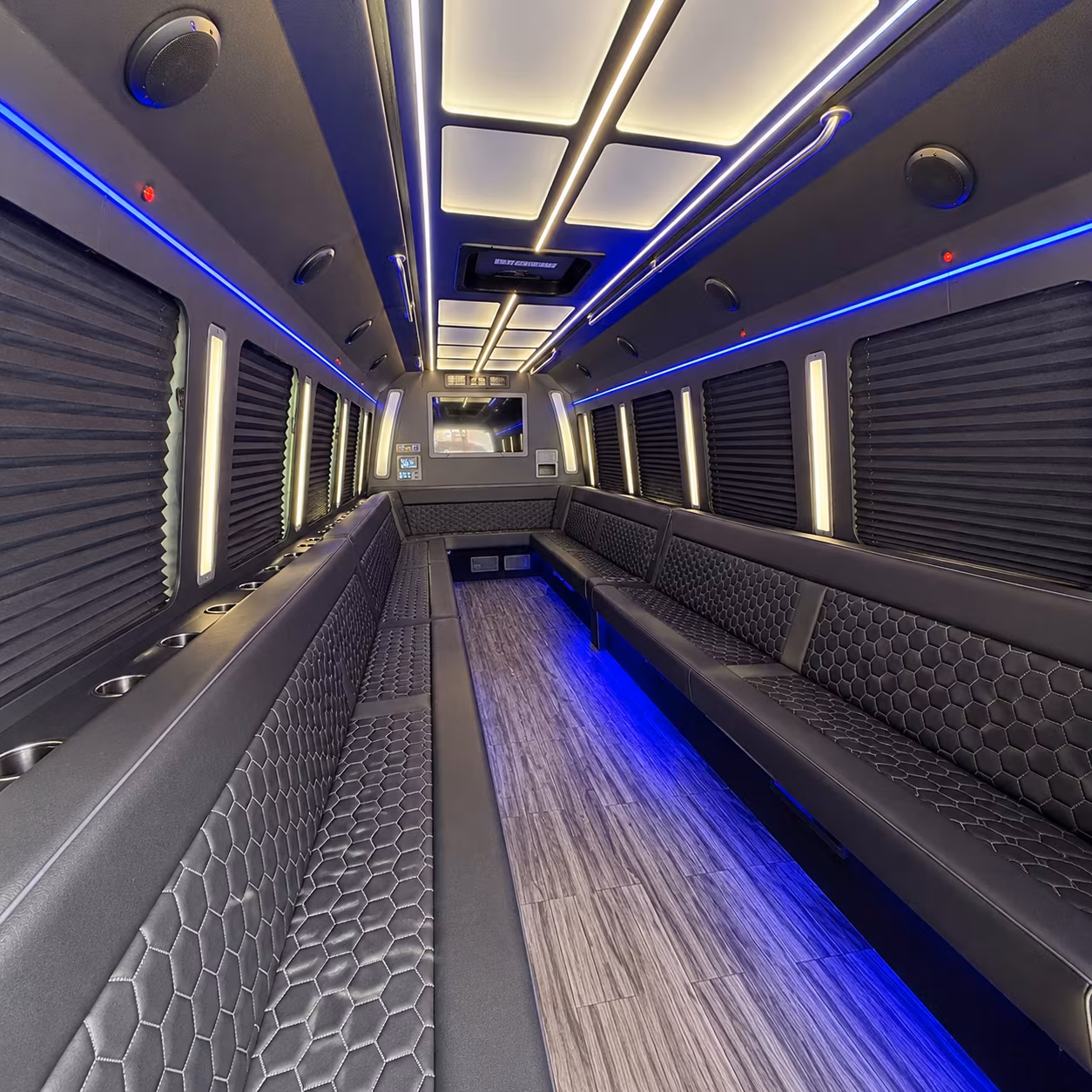 missoula 30 passenger party bus interior
