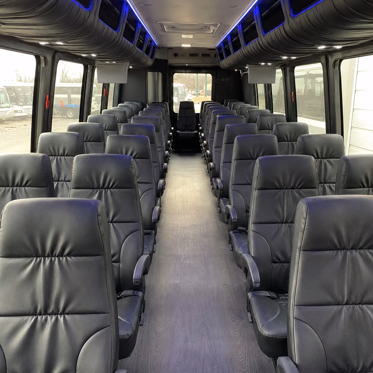 missoula 35 passenger minibus inside