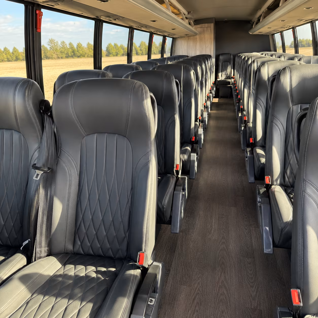 missoula 35 passenger minibus interior