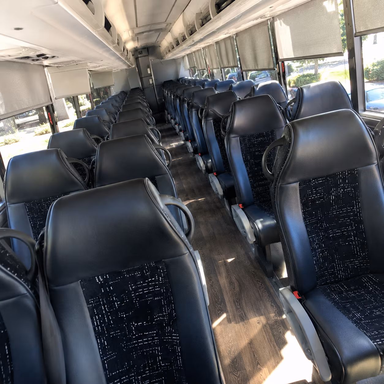missoula 56 passenger charter bus interior