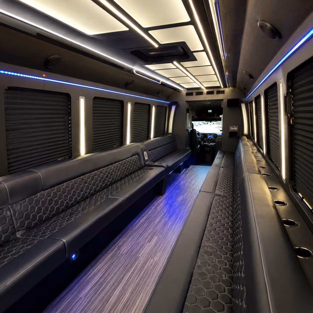 missoula party bus rental interior