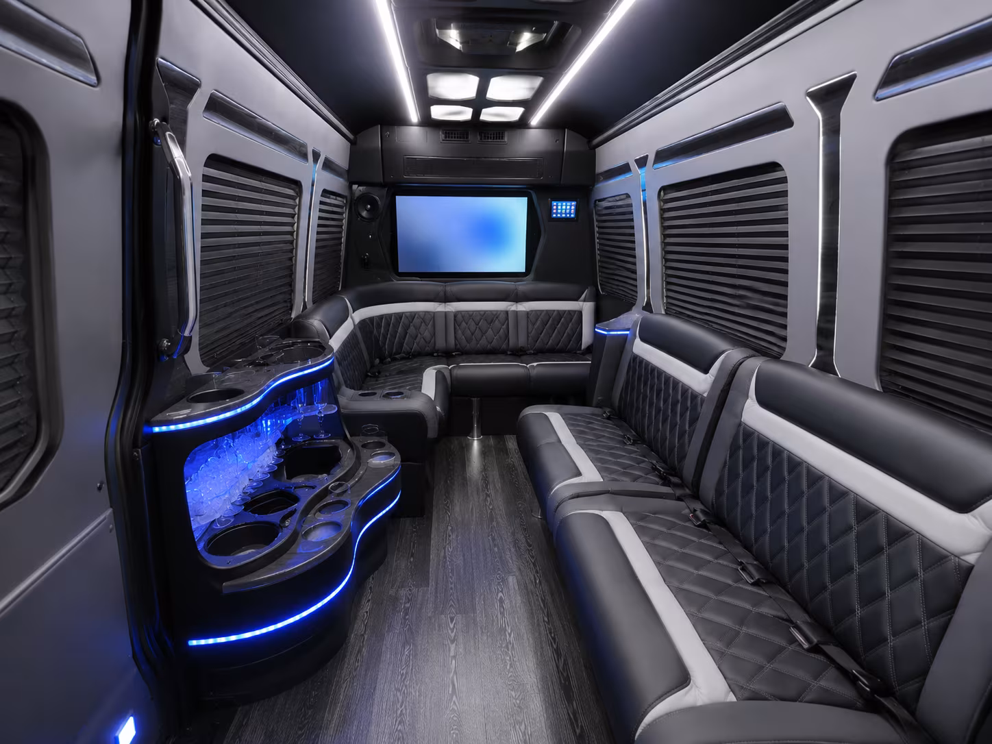missoula sprinter limousine interior