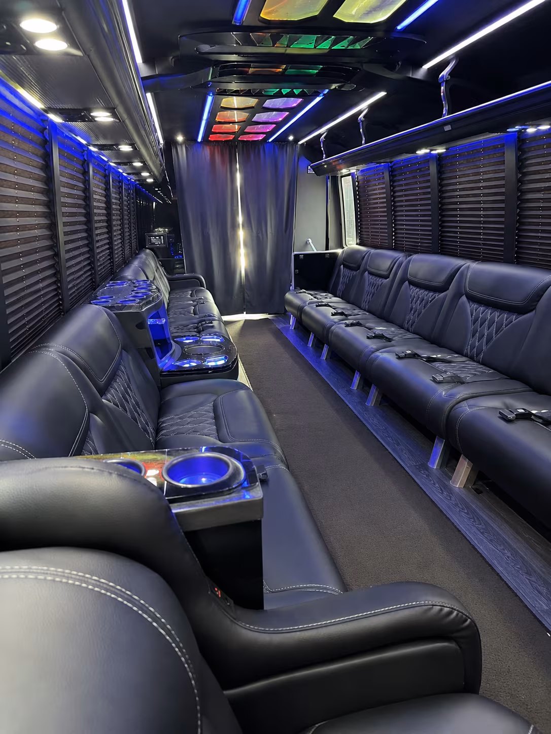 party buses to shows at the wilma and top hat lounge